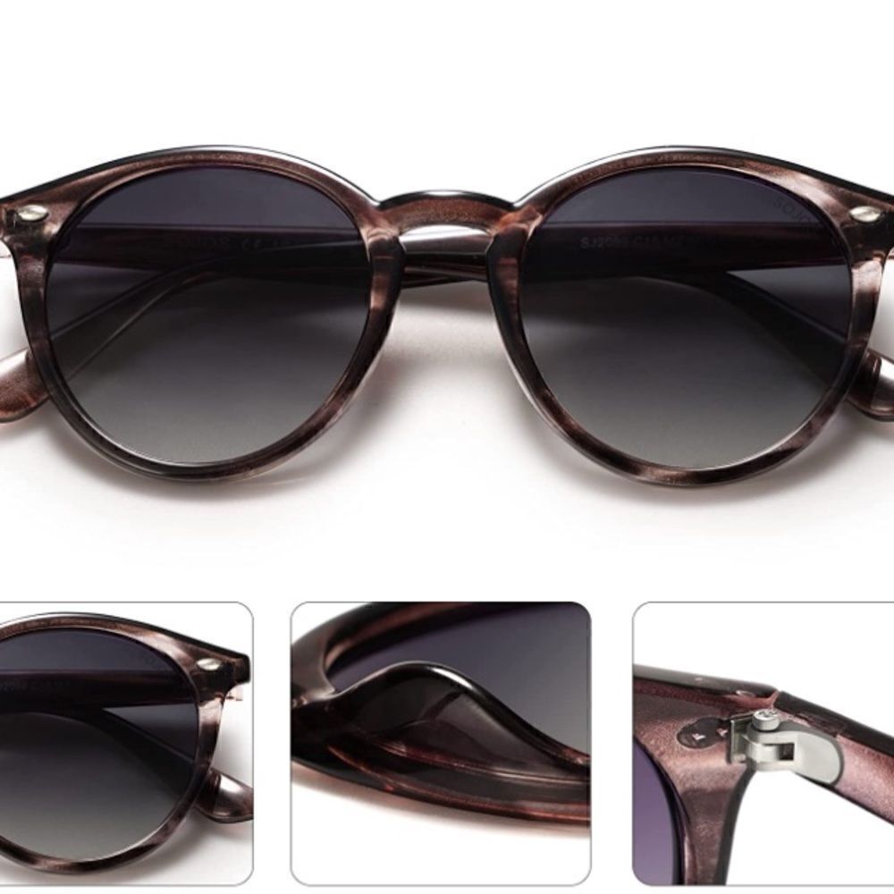 Round Retro Sunglasses    - Picture 2 of 3